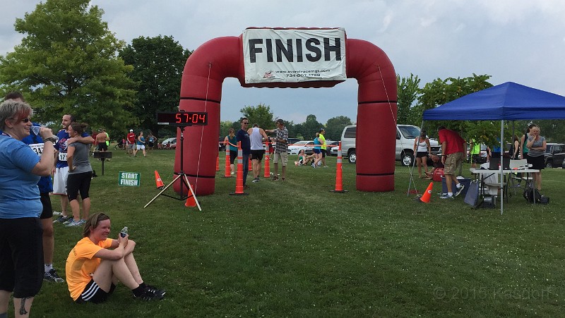 2015 Road Runner Classic 8K 145.JPG - 2015 Road Runner Classic 8K run at Maybury State Park outside Northville Michigan on July 25, 2015.